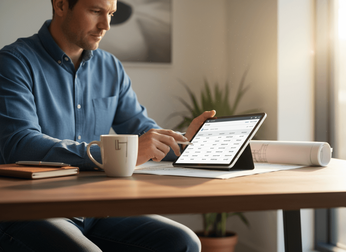 Contractor workspace